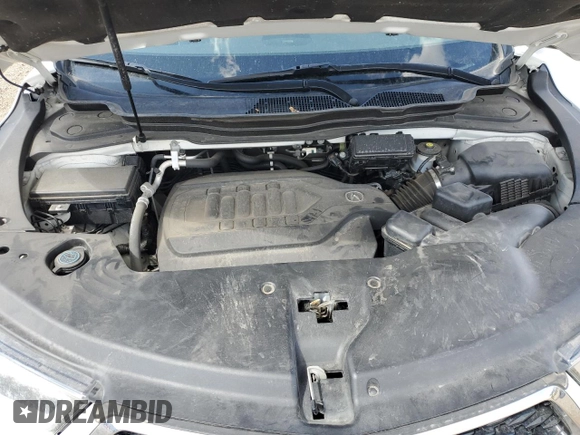 2017 Acura MDX Advance with VIN 5FRYD4H85HB004355, listed as a Copart auction lot 53860985 with 68,241 mi miles and Salvage title. Bid and sale history available at DreamBid. Image 12.