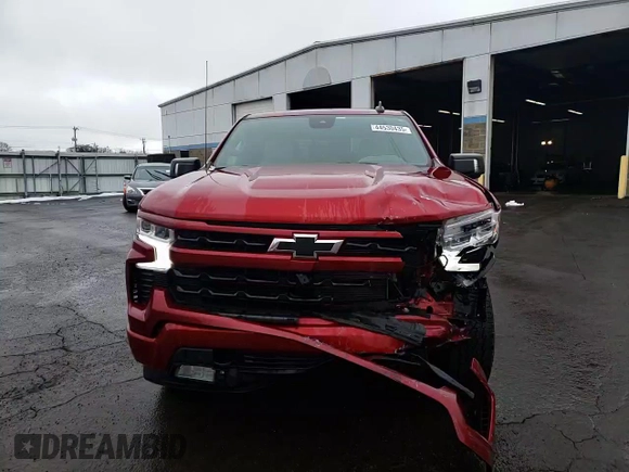2022 Chevrolet Silverado 1500 RST with VIN 1GCUDEED3NZ561486, listed as a Copart auction lot 44530435 with 58,710 mi miles and Salvage Title. Bid and sale history available at DreamBid. Image 13.