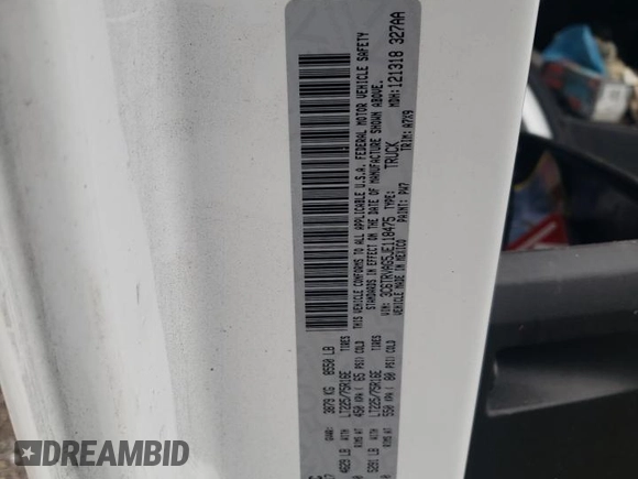 2018 Ram ProMaster Cargo with VIN 3C6TRVAG5JE118475, listed as a Copart auction lot 72766774 with Not Provided miles and Salvage Title. Bid and sale history available at DreamBid. Image 13.