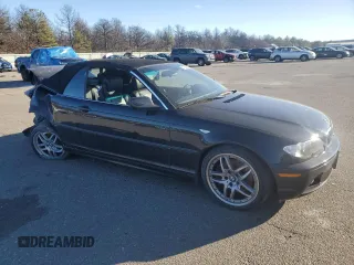 2005 BMW 3 Series 330Ci with VIN WBABW53405PL51084, listed as a Copart auction lot 87222954 with 0 mi miles and Salvage Title. Bid and sale history available at carsss.com. Image 4.