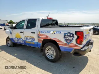 2023 Chevrolet Colorado 2WD Work Truck with VIN 1GCGSBEC6P1201879, listed as a Copart auction lot 60961335 with 45,939 mi miles and Salvage title. Bid and sale history available at DreamBid. Image 2.