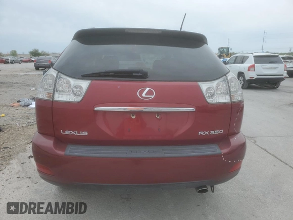2009 Lexus RX 350 with VIN 2T2GK31U09C079566, listed as a Copart auction lot 50913585 with 88,022 mi miles and Salvage Title. Bid and sale history available at DreamBid. Image 6.