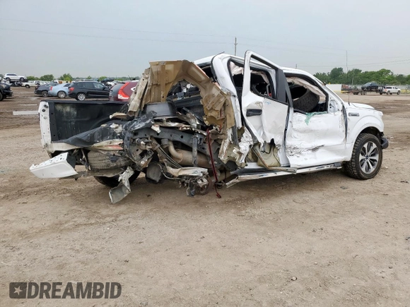 2019 Ford F-150 XL z VIN 1FTEW1EP3KKE75892, wystawiony jako Copart lot #58971945 z przebiegiem 97 454 mil mil oraz Szkoda całkowita • Salvage title. Historia ofert i sprzedaży dostępna na DreamBid. Obrazek 3.