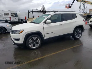 2021 Jeep Compass Limited with VIN 3C4NJCCB9MT573537, listed as a Copart auction lot 87283074 with 58,802 mi miles and Salvage Title. Bid and sale history available at carsss.com. Image 1.