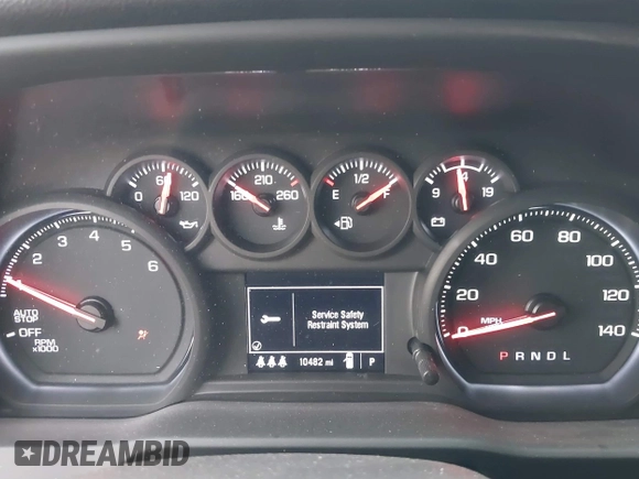 2024 Chevrolet Silverado 1500 Custom Trail Boss with VIN 3GCUDCED6RG410099, listed as a IAAI auction lot 41245352 with 10,482 mi miles. Bid and sale history available at carsss.com. Image 7.