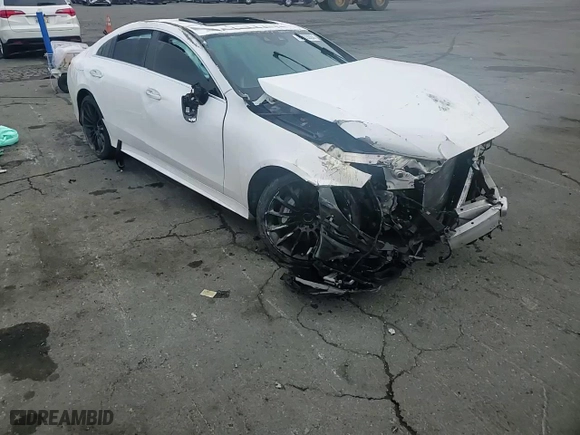 2019 Mercedes-Benz CLS with VIN WDD2J5JB6KA041898, listed as a Copart auction lot 85493084 with 52,332 mi miles and Salvage Title. Bid and sale history available at carsss.com. Image 10.
