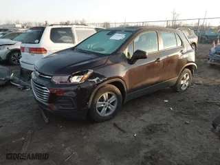 2020 Chevrolet Trax LS with VIN KL7CJKSB1LB344379, listed as a IAAI auction lot 41535418 with 50,202 mi miles. Bid and sale history available at carsss.com. Image 2.