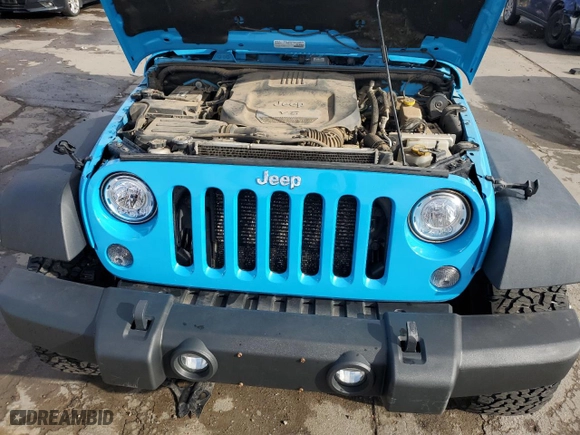 2017 Jeep Wrangler Unlimited Rubicon with VIN 1C4BJWFGXHL584088, listed as a Copart auction lot 76327404 with 127,483 mi miles and Salvage Title. Bid and sale history available at carsss.com. Image 11.