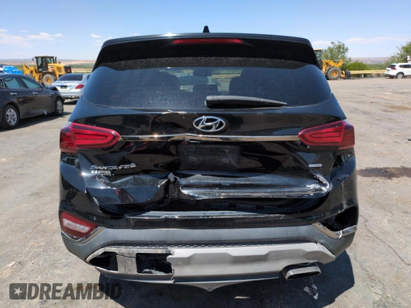 2019 Hyundai Santa Fe SEL z VIN 5NMS3CAD0KH037409, wystawiony jako Copart lot #56537725 z przebiegiem 76 224 mil mil oraz Szkoda całkowita • Salvage title. Historia ofert i sprzedaży dostępna na DreamBid. Obrazek 6.