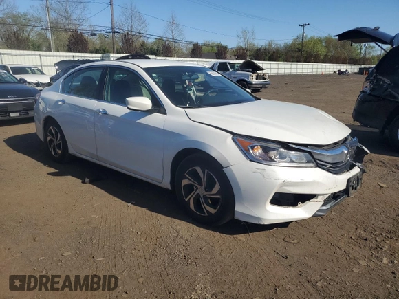 2017 Honda Accord Sedan LX with VIN 1HGCR2F37HA229539, listed as a Copart auction lot 55000965 with 131,728 mi miles and Salvage Title. Bid and sale history available at carsss.com. Image 4.