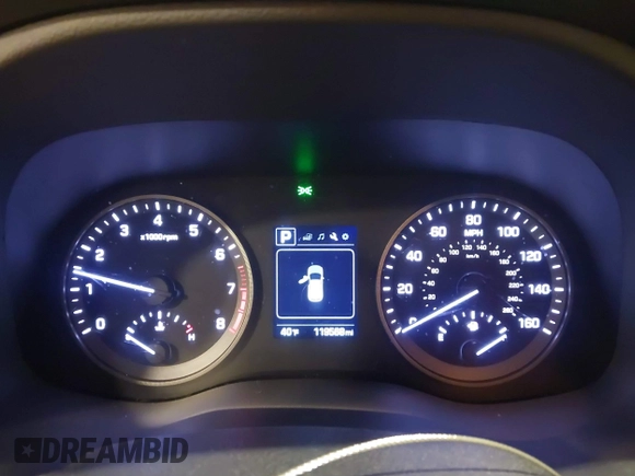 2017 Hyundai Tucson SE with VIN KM8J23A41HU395629, listed as a IAAI auction lot 41340592 with 119,568 mi miles. Bid and sale history available at carsss.com. Image 7.