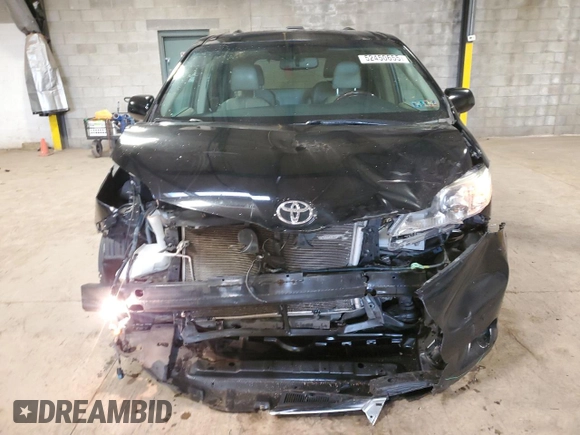 2011 Toyota Sienna XLE with VIN 5TDDK3DC1BS028679, listed as a Copart auction lot 52450655 with 114,054 mi miles and Salvage Title. Bid and sale history available at carsss.com. Image 5.