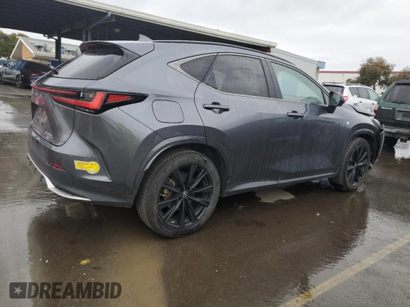 2022 Lexus NX with VIN JTJKKCFZ8N2007717, listed as a Copart auction lot 87477134 with 39,397 mi miles and Salvage Title. Bid and sale history available at carsss.com. Image 3.
