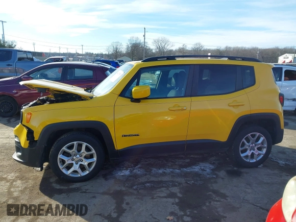2017 Jeep Renegade Latitude with VIN ZACCJABB0HPF54868, listed as a IAAI auction lot 41417387 with 97,982 mi miles and . Bid and sale history available at DreamBid. Image 14.