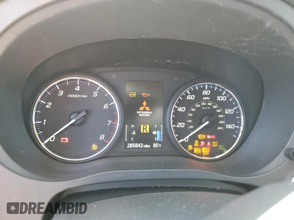 2020 Mitsubishi Outlander SE with VIN JA4AD3A37LZ046132, listed as a Copart auction lot 58826005 with 285,842 mi miles and Salvage title. Bid and sale history available at DreamBid. Image 9.