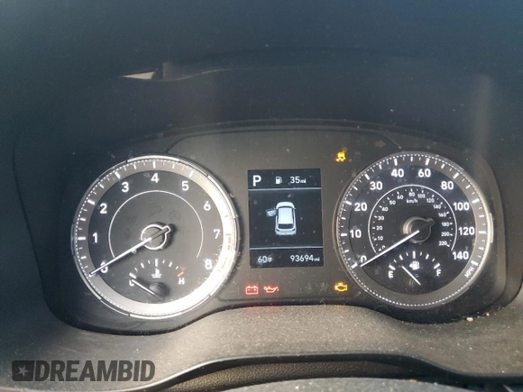 2021 Hyundai Venue SEL with VIN KMHRC8A30MU071456, listed as a Copart auction lot 82291174 with 93,694 mi miles and Salvage Title. Bid and sale history available at carsss.com. Image 9.