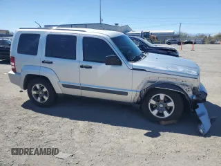 2008 Jeep Liberty Sport with VIN 1J8GP28K58W164812, listed as a Copart auction lot 50407975 with 120,131 mi miles and Salvage Title. Bid and sale history available at carsss.com. Image 4.