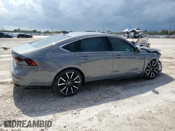 2024 Honda Accord Touring with VIN 1HGCY2F88RA036672, listed as a Copart auction lot 58369875 with 8,898 mi miles and Salvage title. Bid and sale history available at DreamBid. Image 3.