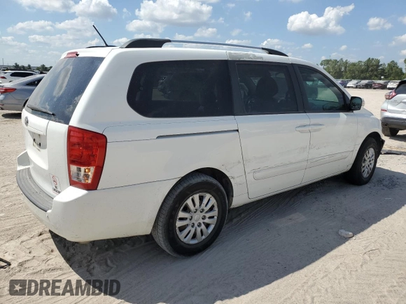 2014 Kia Sedona LX with VIN KNDMG4C7XE6568984, listed as a Copart auction lot 72387984 with 212,145 mi miles and Salvage Title. Bid and sale history available at carsss.com. Image 3.