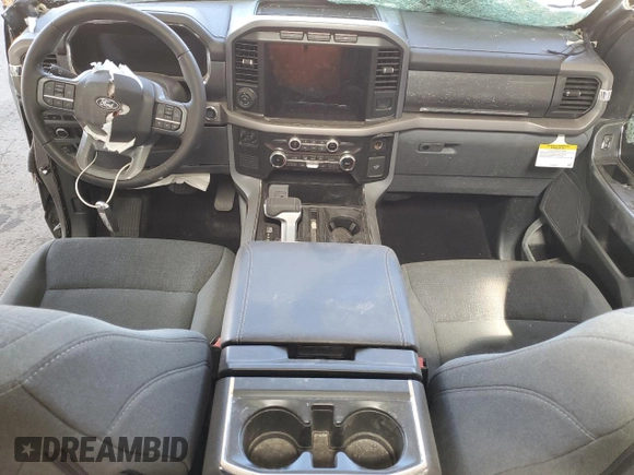 2024 Ford F-150 Lightning XLT with VIN 1FTVW3LK4RWG06592, listed as a Copart auction lot 55216355 with Not provided miles and Non repairable. Bid and sale history available at DreamBid. Image 8.