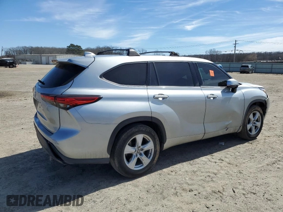 2020 Toyota Highlander L z VIN 5TDCZRAH5LS504363, wystawiony jako Copart lot #47610065 z przebiegiem 80 414 mil mil oraz Szkoda całkowita • Salvage title. Historia ofert i sprzedaży dostępna na DreamBid. Obrazek 3.