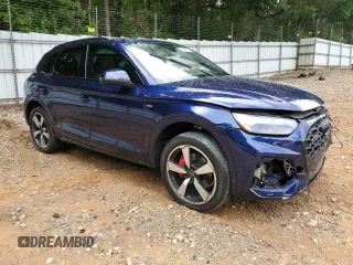 2024 Audi Q5 S line Prestige with VIN WA1FAAFY2R2044846, listed as a Copart auction lot 61448115 with 16,569 mi miles and Salvage title. Bid and sale history available at DreamBid. Image 4.