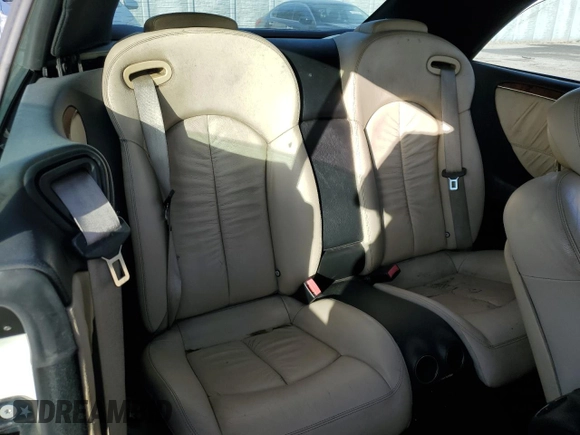 2008 Mercedes-Benz CLK 350 with VIN WDBTK56F28F240335, listed as a Copart auction lot 76526334 with 124,303 mi miles and Salvage Title. Bid and sale history available at DreamBid. Image 10.