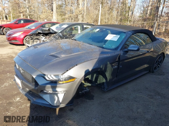 2023 Ford Mustang GT Premium z VIN 1FATP8FF0P5107393, wystawiony jako IAAI lot #41279324 z przebiegiem 26 622 mil mil oraz . Historia ofert i sprzedaży dostępna na DreamBid. Obrazek 17.