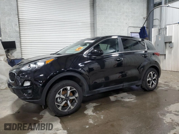 2022 Kia Sportage LX with VIN KNDPMCAC5N7022359, listed as a Copart auction lot 51053515 with Not Provided miles and Salvage Title. Bid and sale history available at carsss.com. Image 1.