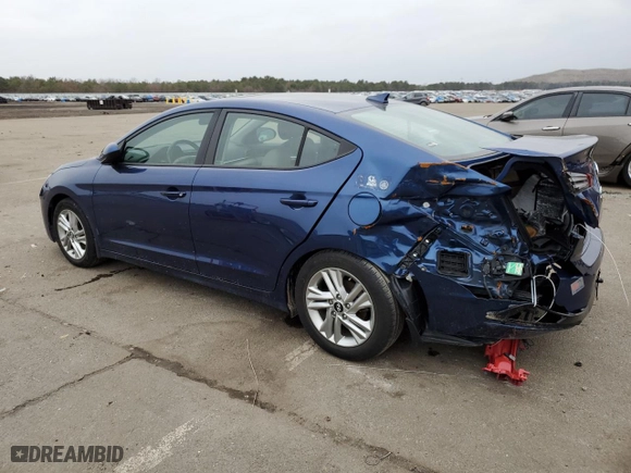 2020 Hyundai Elantra Value Edition with VIN 5NPD84LF4LH615367, listed as a Copart auction lot 68615564 with 9,638 mi miles and Non Repairable. Bid and sale history available at carsss.com. Image 2.