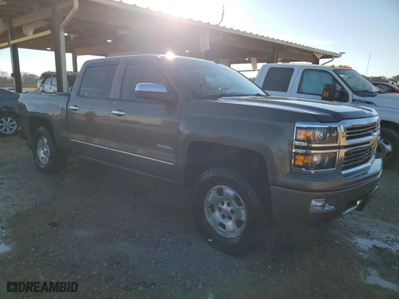 2014 Chevrolet Silverado 1500 High Country with VIN 3GCUKTEC6EG342927, listed as a Copart auction lot 83343834 with 245,720 mi miles and Salvage Title. Bid and sale history available at carsss.com. Image 4.