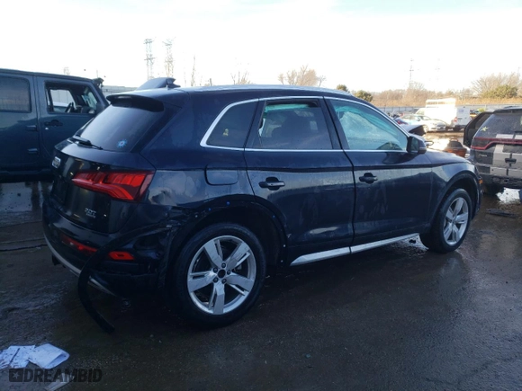 2018 Audi Q5 Premium Plus with VIN WA1BNAFY7J2023868, listed as a Copart auction lot 41914155 with 69,943 mi miles and Salvage Title. Bid and sale history available at carsss.com. Image 3.