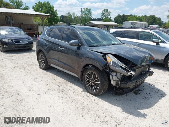 2019 Hyundai Tucson Sport z VIN KM8J33AL2KU909919, wystawiony jako IAAI lot #42055525 z przebiegiem 109 985 mil mil oraz . Historia ofert i sprzedaży dostępna na DreamBid. Obrazek 1.