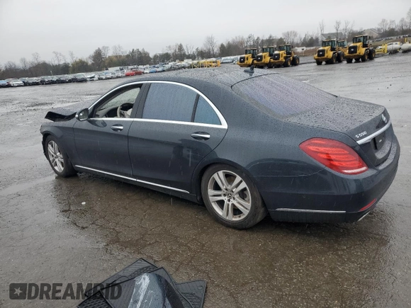 2017 Mercedes-Benz S 550 with VIN WDDUG8FB3HA327735, listed as a Copart auction lot 50330205 with 74,354 mi miles and Salvage Title. Bid and sale history available at carsss.com. Image 2.