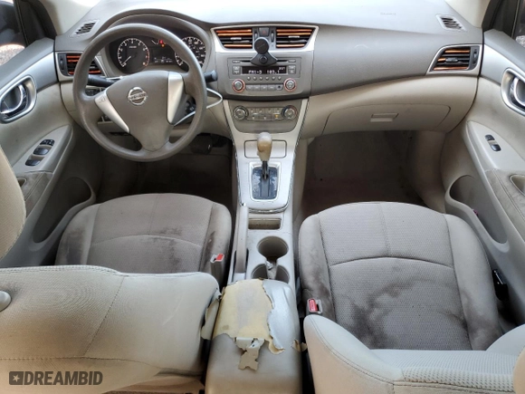 2014 Nissan Sentra S with VIN 3N1AB7AP8EL679564, listed as a Copart auction lot 71080974 with 83,153 mi miles and Salvage Title. Bid and sale history available at carsss.com. Image 8.