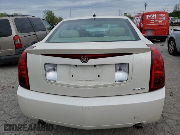 2007 Cadillac CTS with VIN 1G6DP577970107638, listed as a Copart auction lot 50127504 with 122,708 mi miles and Salvage Title. Bid and sale history available at carsss.com. Image 6.