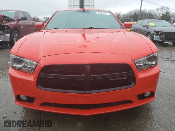 2014 Dodge Charger RT Plus with VIN 2C3CDXDT2EH360585, listed as a Copart auction lot 77067954 with 130,117 mi miles and Salvage Title. Bid and sale history available at carsss.com. Image 5.