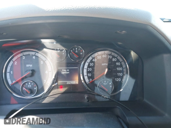 2012 Ram 2500 ST Power Wagon with VIN 3C6TD5CT2CG272593, listed as a IAAI auction lot 41287991 with 202,908 mi miles. Bid and sale history available at carsss.com. Image 7.
