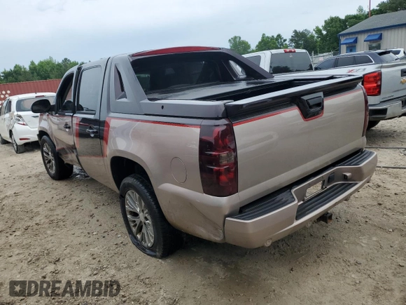 2009 Chevrolet Avalanche 2LT z VIN 3GNFK22099G198381, wystawiony jako Copart lot #55989725 z przebiegiem Nie podano mil oraz Szkoda całkowita • Salvage title. Historia ofert i sprzedaży dostępna na DreamBid. Obrazek 2.
