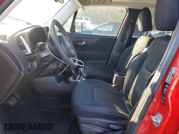 2016 Jeep Renegade Sport with VIN ZACCJAAT6GPE36896, listed as a Copart auction lot 45937515 with 109,468 mi miles and Salvage Title. Bid and sale history available at DreamBid. Image 7.
