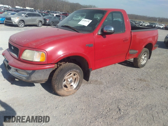 1997 Ford F-150 XL with VIN 1FTDF08W3VKB53525, listed as a IAAI auction lot 41787276 with 165,938 mi miles. Bid and sale history available at carsss.com. Image 2.