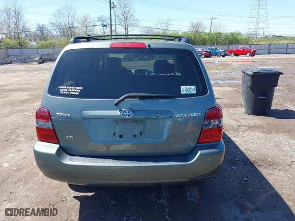 2005 Toyota Highlander with VIN JTEDP21A550059368, listed as a IAAI auction lot 41987392 with 164,599 mi miles. Bid and sale history available at carsss.com. Image 16.