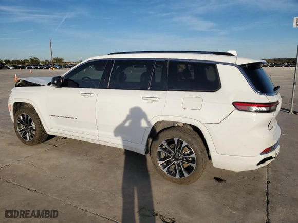 2022 Jeep Grand Cherokee L Overland with VIN 1C4RJKDG7N8508305, listed as a Copart auction lot 80205104 with 65,162 mi miles and Clean Title. Bid and sale history available at carsss.com. Image 2.