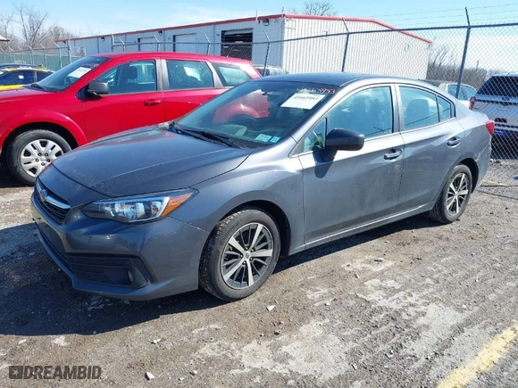2021 Subaru Impreza Premium with VIN 4S3GKAD60M3604973, listed as a IAAI auction lot 41665953 with 101,575 mi miles. Bid and sale history available at carsss.com. Image 2.