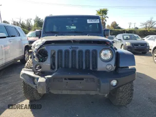 2017 Jeep Wrangler Unlimited Sahara with VIN 1C4BJWEG7HL618442, listed as a Copart auction lot 44628985 with 66,582 mi miles and Salvage Title. Bid and sale history available at carsss.com. Image 5.