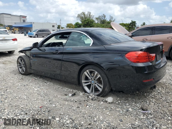 2016 BMW 4 Series 428i with VIN WBA3V7C52G5A25350, listed as a Copart auction lot 50637505 with 122,105 mi miles and Salvage Title. Bid and sale history available at carsss.com. Image 2.