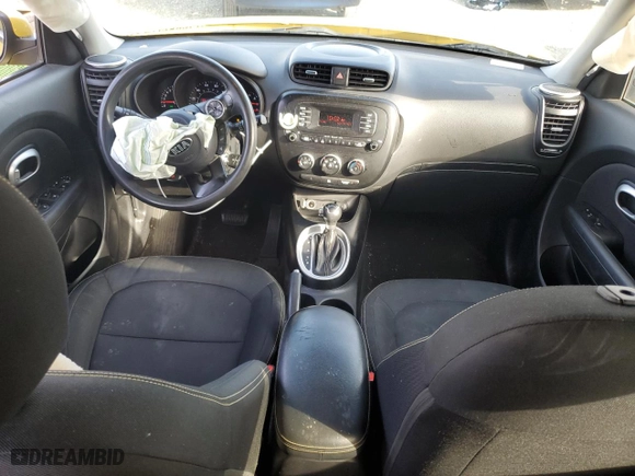 2015 Kia Soul + with VIN KNDJP3A50F7182455, listed as a Copart auction lot 46335415 with NaN miles and Salvage Title. Bid and sale history available at carsss.com. Image 8.