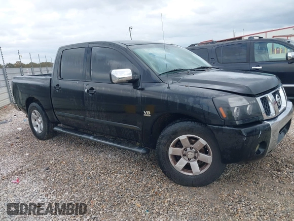 2004 Nissan Titan LE with VIN 1N6AA07A24N512509, listed as a IAAI auction lot 41075523 with 270,302 mi miles and . Bid and sale history available at DreamBid. Image 1.