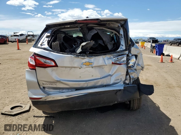 2021 Chevrolet Equinox LT with VIN 3GNAXUEV9MS142199, listed as a Copart auction lot 54331385 with 58,924 mi miles and Salvage title. Bid and sale history available at DreamBid. Image 6.