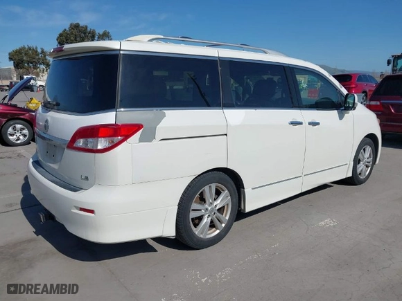 2012 Nissan Quest LE with VIN JN8AE2KP1C9033721, listed as a IAAI auction lot 41858269 with NaN miles. Bid and sale history available at carsss.com. Image 4.